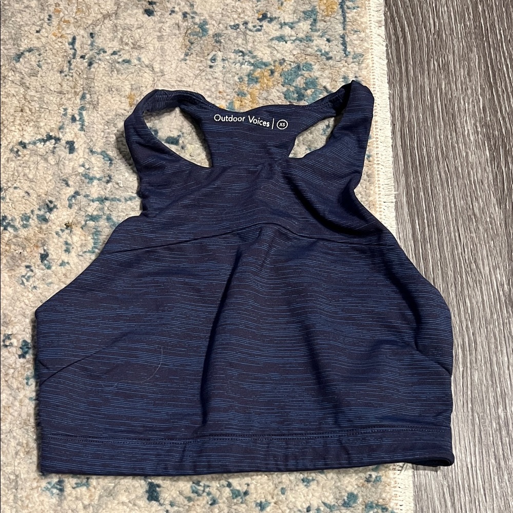Outdoor Voices Deep Blue Athletic Top